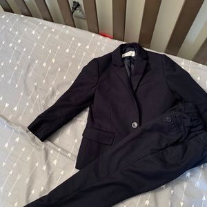 Toddler boy h and m navy blue suit